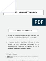 I- Marketing-mix (Produit)