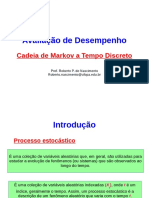 Avaliação de Desempenho da Cadeia de Markov a Tempo Discreto