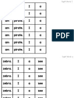 Cut Apart Predictable Sentences