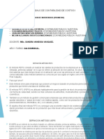Metodo de Evaluacion de Inventarios (Promedio) .