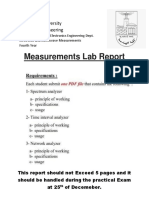 Measurements Lab Report