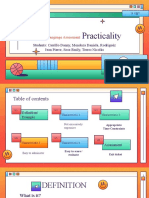 Practicality: Principles of Language Assessment