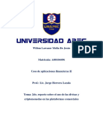 2do. Reporte Sobre Usos de Las Divisas y Las Criptomonedas en Las Plataformas Comerciales