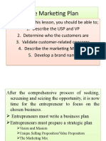 Tne Marketing Plan Lesspn 3