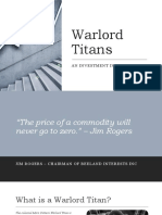 Warlord Titans: An Investment in Your Future