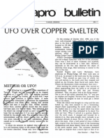 UFO Over Copper Smelter