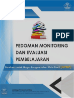 Pedoman Monitoring Dan Evaluasi Pembelajaran Prodi