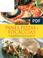 Pan, Pizzas y Focaccias - Recetas, Ingredientes y Consejos - Laura Ginapri - Susaeta Editorial - P