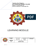 Learning Module: Zamboanga City State Polytechnic College