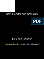 Sex Gender and Sexuality