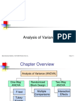 Analysis of Variance: Basic Business Statistics, 10e © 2006 Prentice-Hall, Inc.. Chap 11-1