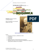 BIOQUÍMICA 2015 - 00 Introducción