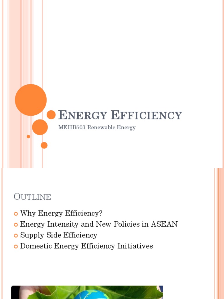 ASEAN Energy Efficiency Strategies | PDF | Efficient Energy Use ...