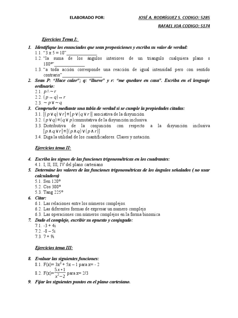 Mat 127 | PDF | Lógica | Matemáticas
