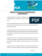 Limpieza de Pistas de Aterrizaje en Aeropuertos