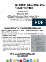 PERSIAPAN ELIMINASI MALARIA TINGKAT PROVINSI - Lukman - Utk Pak Bambang