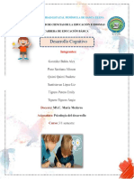 Desarrollo Cognitivo Grupo 3 Informe