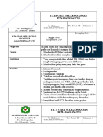 No-006 Sop Tata Cara Pelaksananaan Pemasangan CTG