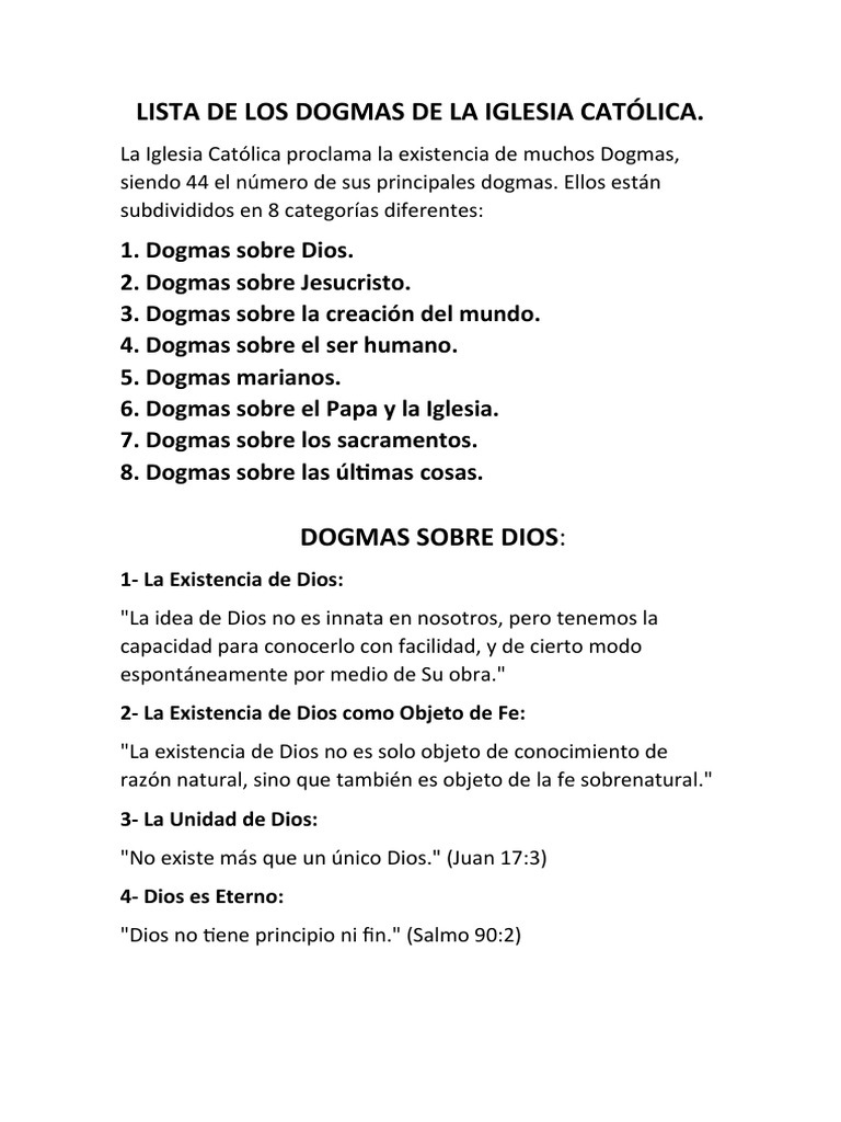 Dogma De La Iglesia Católica _ Academialab – BPKTT