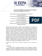 Aplicação Das Ferramentas Da Qualidade Como Suporte para Melhoria Do Processo de Produção Da Prancha Y