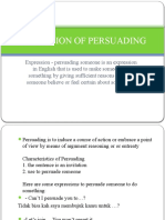 Expression of Persuading