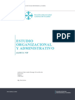 Estudio Organizacional Administrativo