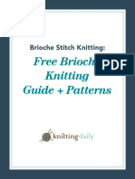 Free Brioche Knitting Guide + Patterns