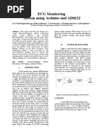 ECG Monitoring System Using Arduino and