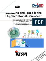 Discipline and Ideas in The Applied Social Sciences: Third Quarter-Lesson 3