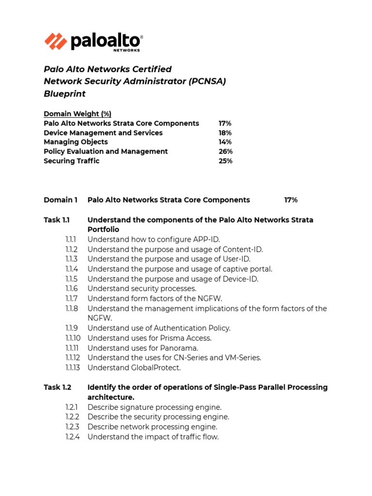 PCNSA Exam