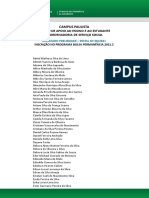 Campus Paulista Resultado Preliminar PBP 2021 2 Edital No 38