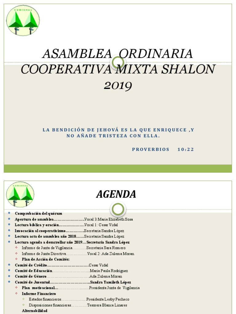 Presentacion Coop 2018 Pptx Coop Pdf Interés Cooperativa