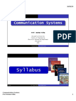 Syllabus: Communication Systems