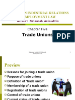 Malaysian Industrial Relations & Employment Law: Trade Unions