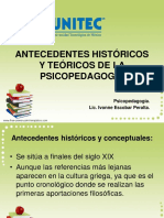 Antecedentes Históricos Psicopedagogia