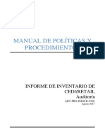 ADT-PRO-InIGCR-V001 Manual de Procedimiento de Informe de Inventario de Cedi-Retail