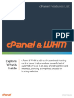 Cpanel Features List: Explore What'S Inside