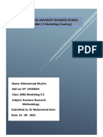Muhammad Muslim - (EP-19543024) (MKT) BRM - Final Paper