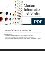 Motion Information and Media