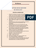 Chapter Wise Review Xii Biology: Sir Rizwan