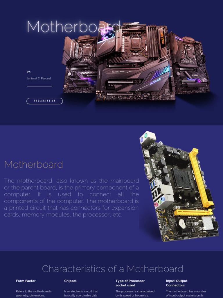 Motherboard, Input Output Devices | PDF | Printer (Computing ...