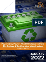 January: Powered by Power - The EV Industry in India The Battery & The Charging Infrastructure