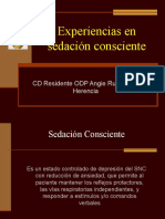 experiencias en sedación consciente