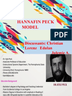 Final PPT in Peck and Hannafin Model
