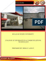 Orientation: Bulacan State University
