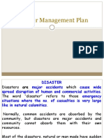 Disaster Management Plan