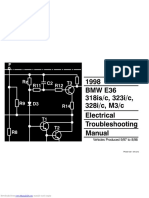 1998 BMW E36 318is/c, 323i/c, 328i/c, M3/c Electrical Troubleshooting Manual