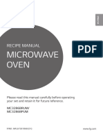 Microwave Oven: Recipe Manual