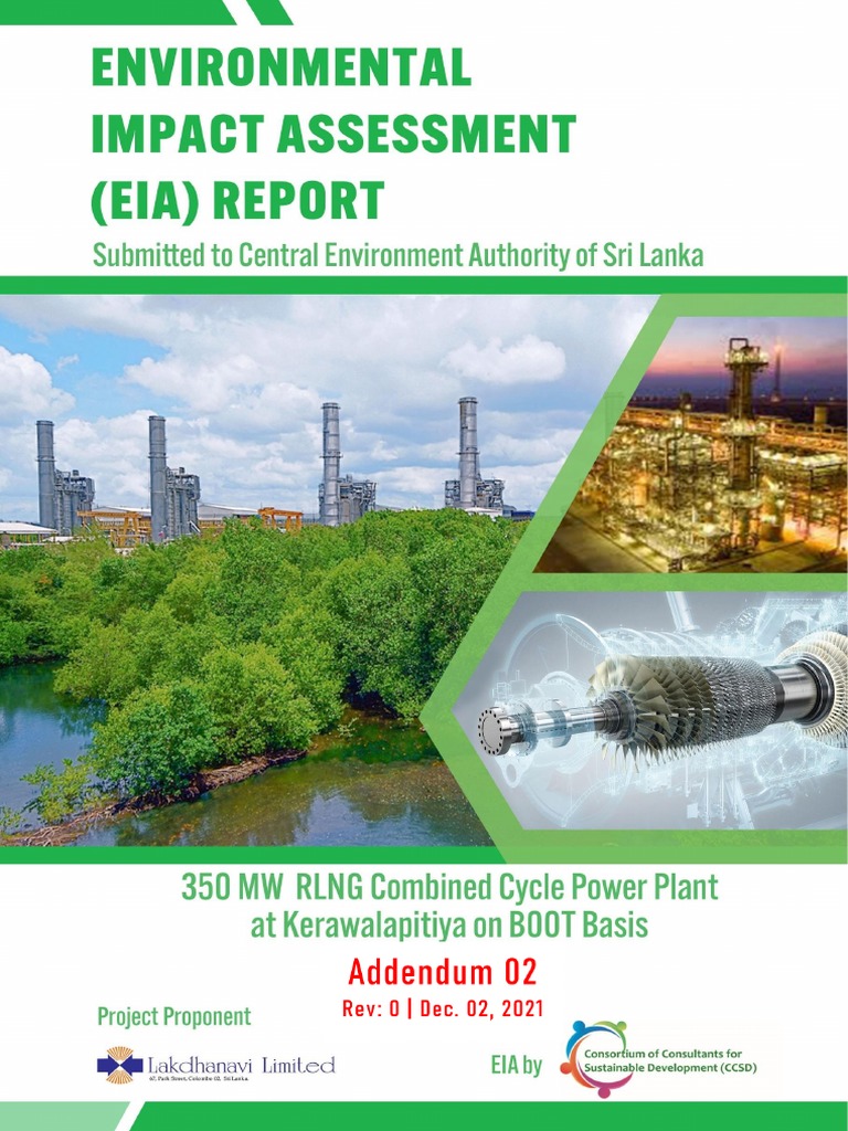 Amendments to the Environmental Impact Assessment Report of the 350 MW
