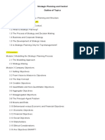 Strategic Planing Control OutlineOfTopics 1st Sem SY2021 2022 Student Assignment of Topics